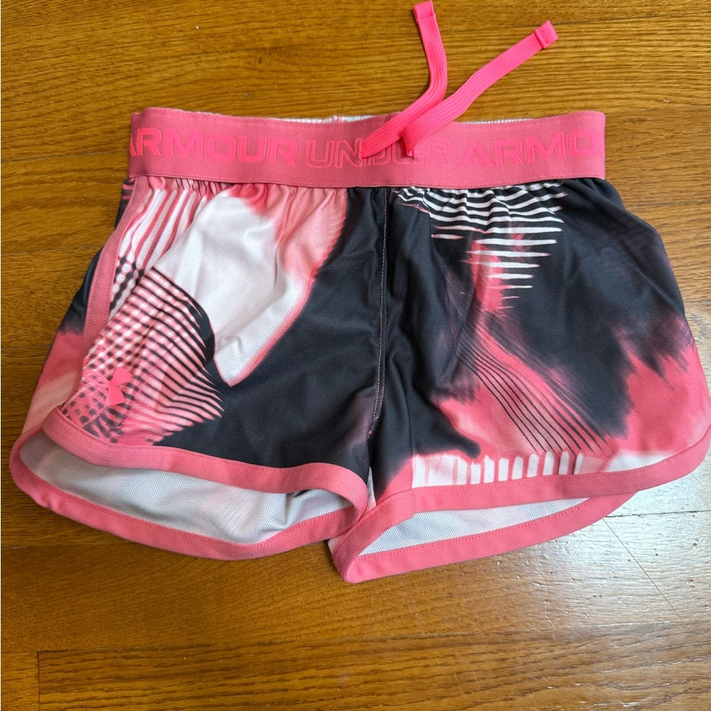 Under Armour Light Pink HeatGear Shorts